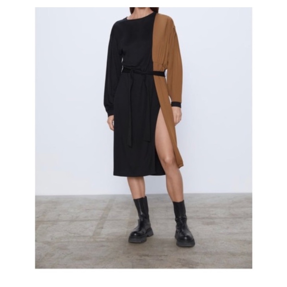 ZARA Color Blocked Dress